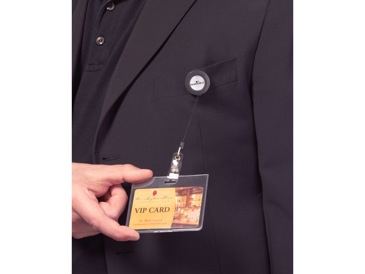 DURABLE Meccanismo di avvolgimento 815258 buttoni press. 80cm 10 pezzi (4005546889313)