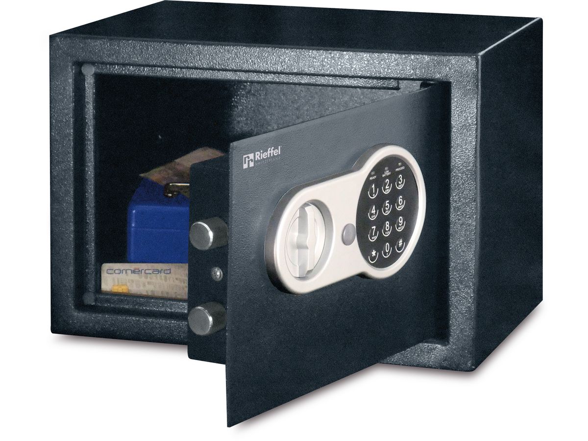 RIEFFEL SWITZERLAND Cassaforte 250x350x250mm HGS-16 E nero (7640115314086)