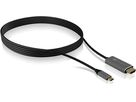 ICY BOX USB C zu HDMI Kabel, 1,8 m, IB-CB020-C 4K@60 Hz, HDCP 2.2, Aluminium (4250078166931)