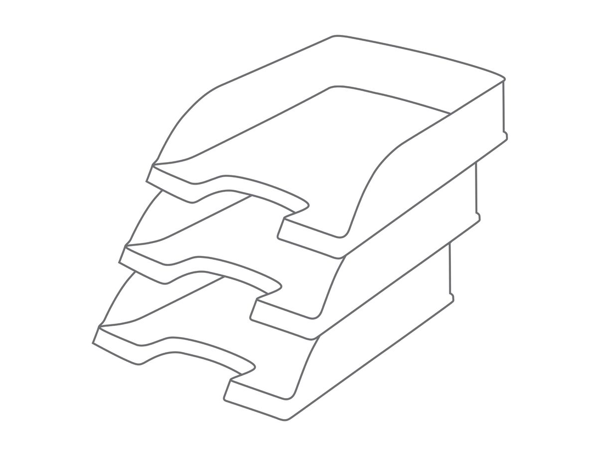 LEITZ Corbeille Courrier Recycle A4 5227-50-50 vert, CO2 neutre (4002432134557)