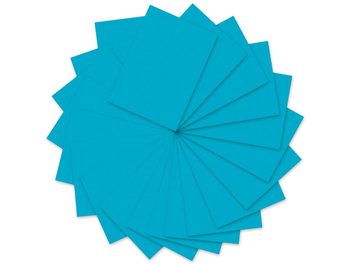 URSUS Papier à dessin couleur A3 2174035 130g, bleu calif. 100 feuilles (7612532005649)