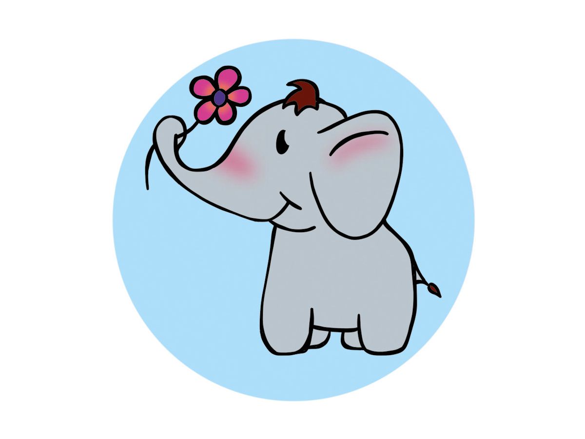 TIMETEX Autocollants de récompense 62654 Eléphant 500 pcs. (4055218626548)