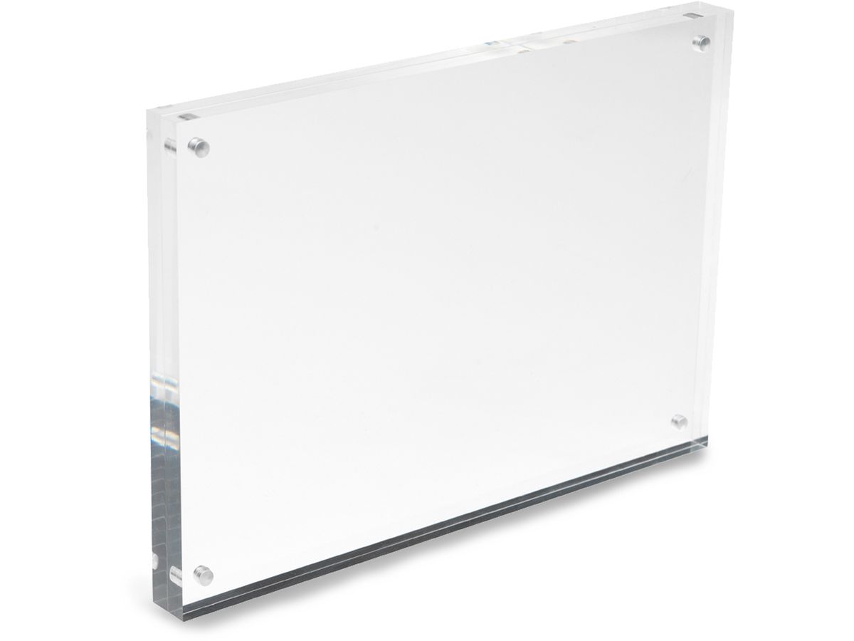 DEFLECTO Mag. Blocco acril. A5 MCHA51130 transparente 2x15mm (5055425953658)