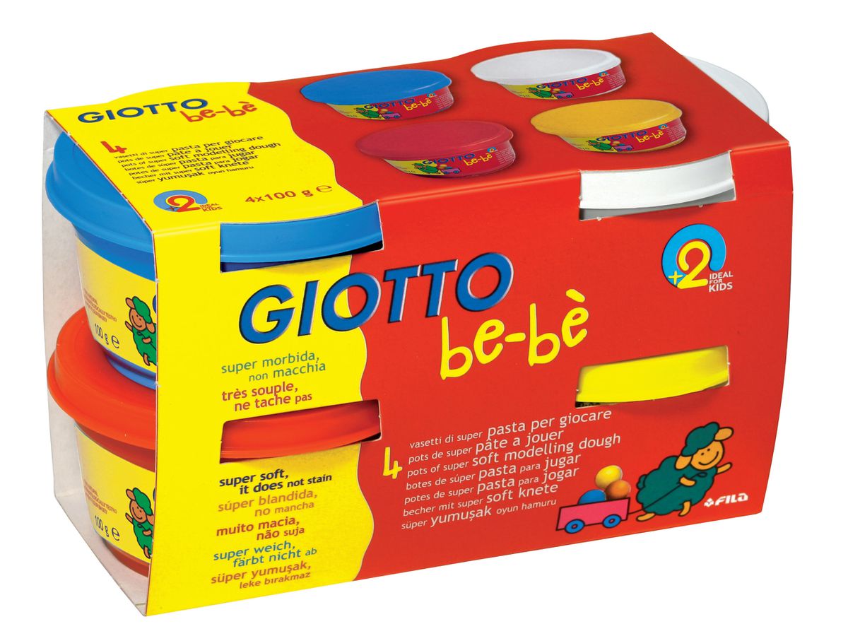 GIOTTO Pâte à modeler 464901 4x100g (8000825464911)