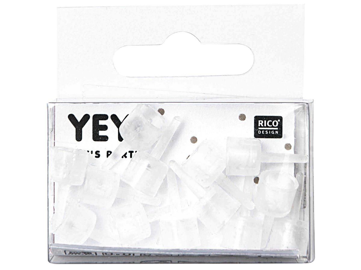 RICO DESIGN Kerzenhalter 16 Stück 81004.01.10 transparent (4051271139063)