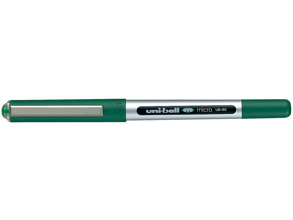 UNI-BALL Gel Roller Eye-Micro 0.5mm UB-150 GREEN verde (4902778597378)