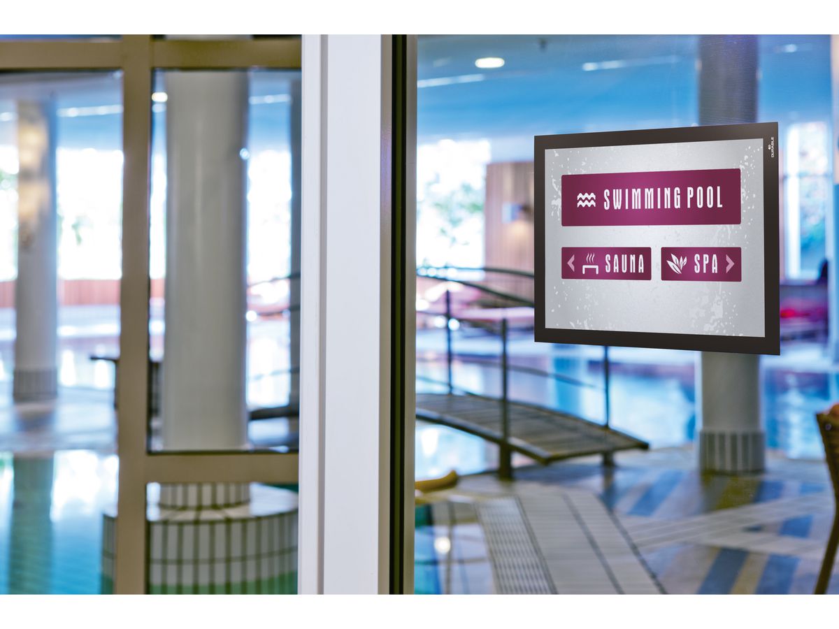 DURABLE Cadre d'info. DURAFRAME A4 489901 205x290x17mm, noir (4005546406008)