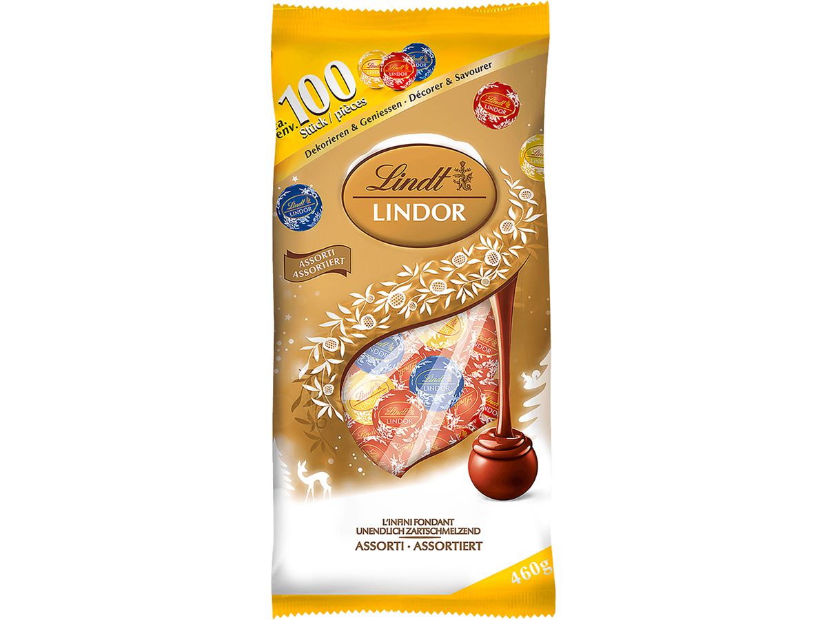 LINDT Lindor Mini Palloni 676433 Assortito 460g (4000539764325)