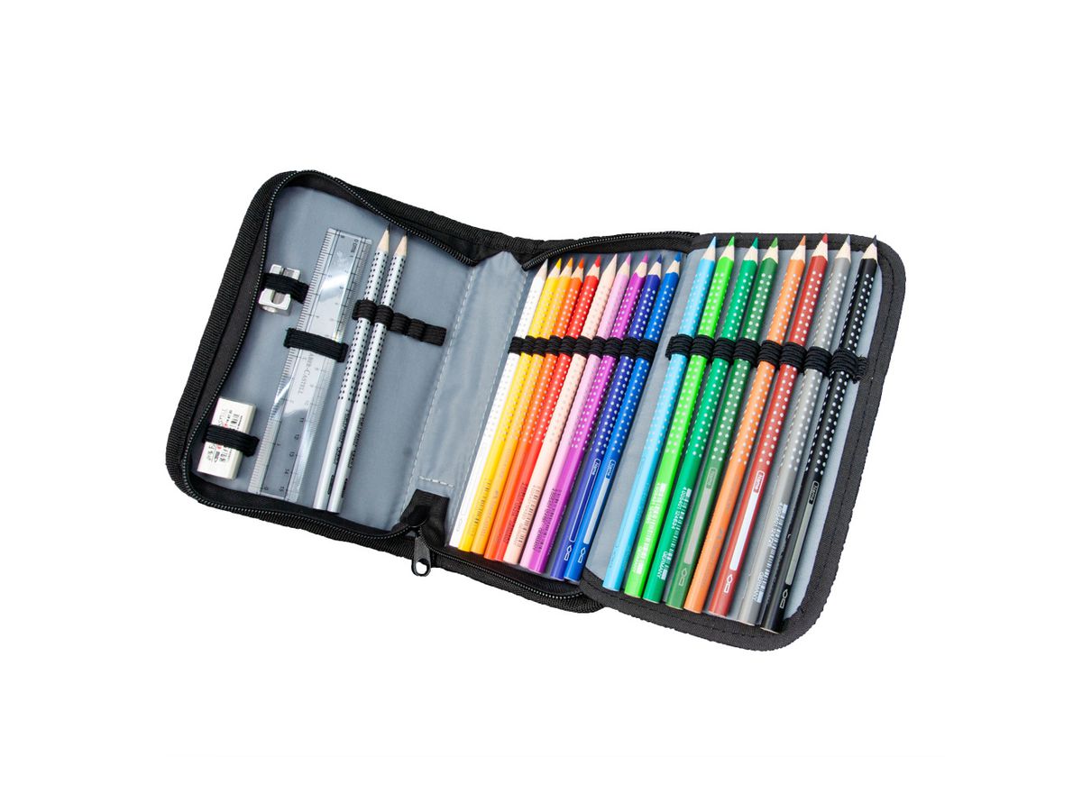 FUNKI Etui Fast Car 6012.605 noir/vert 205x140x45mm (7611468083493)