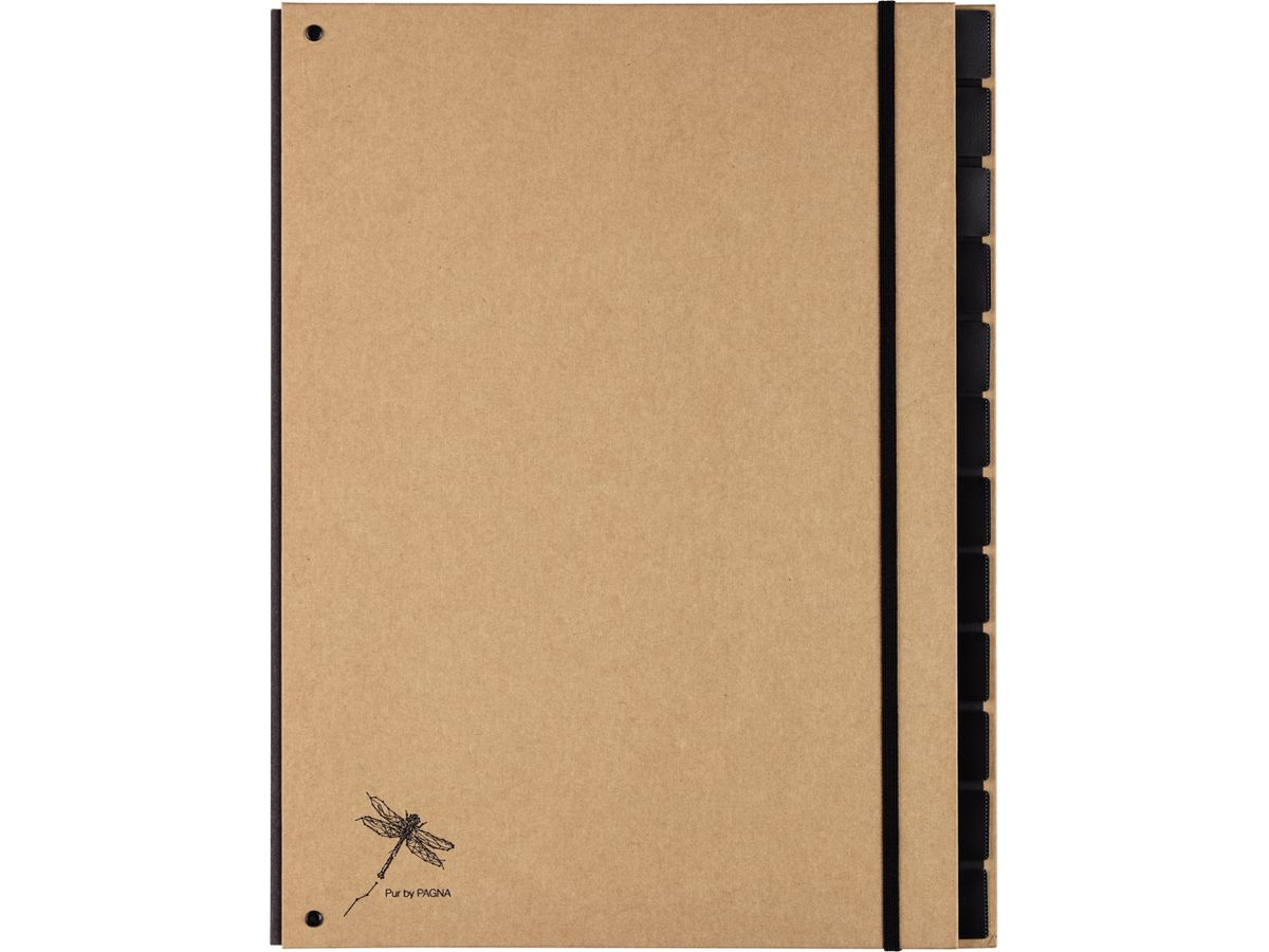 PAGNA Cartella banco Pur A4 44012-11 natur 12 scomp. (4013951015319)
