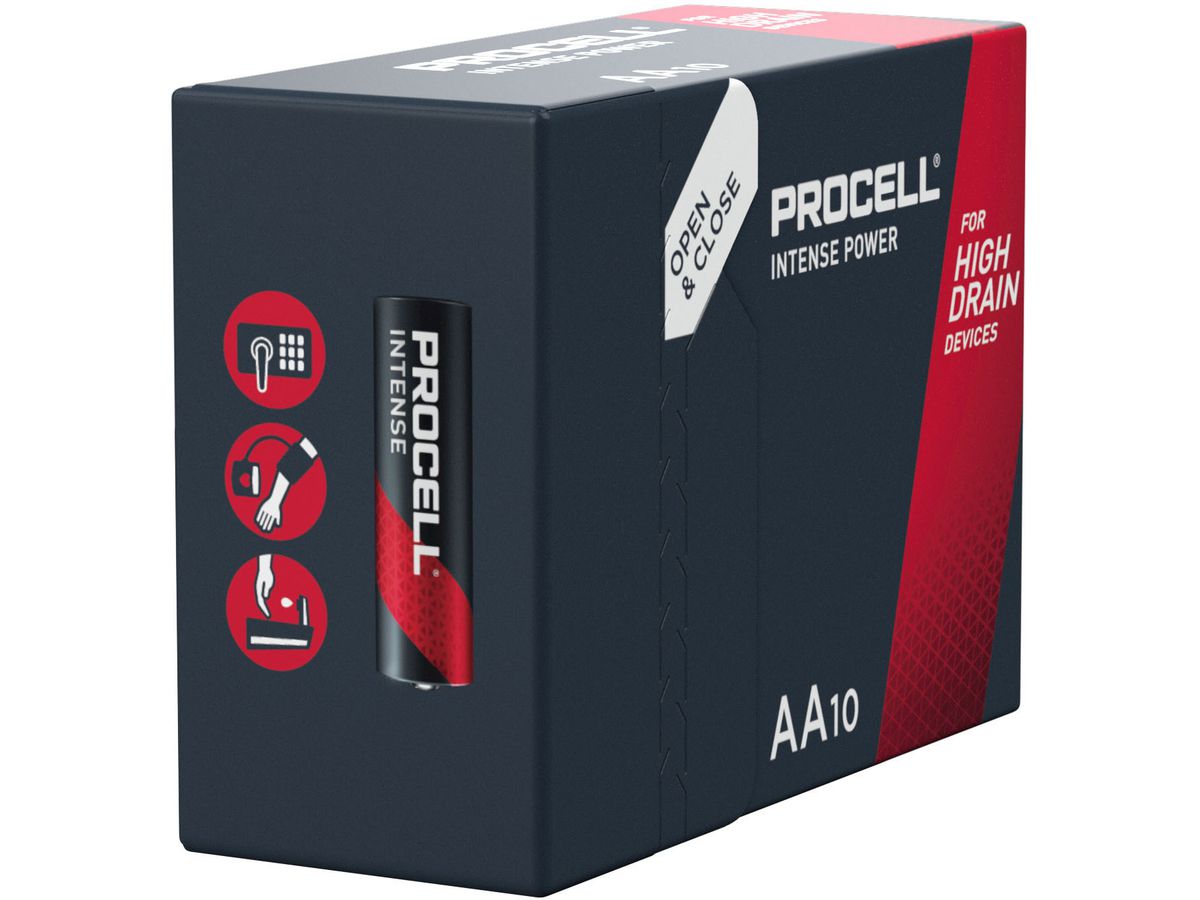 DURACELL Batterie PROCELL 3016mAh PC1500 AA, LR06 10 Stück (5000394136830)