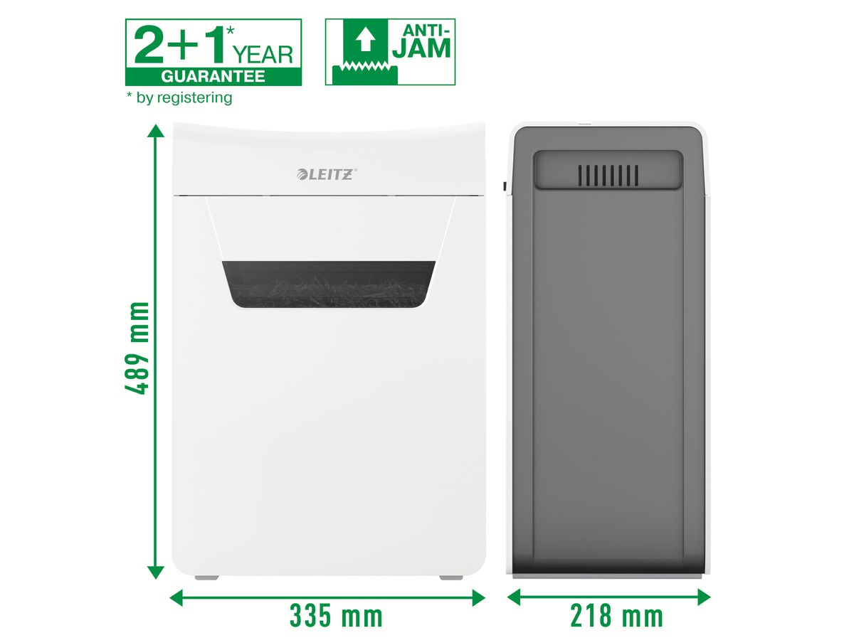 LEITZ Distruggi docum. IQ Protect 8092-20-00 10X, P-4, 18lt (4002432127177)