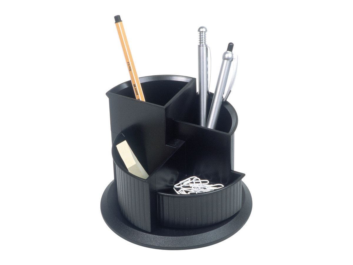 HELIT Stifteköcher 150x112mm H6390595 schwarz (4012086043099)