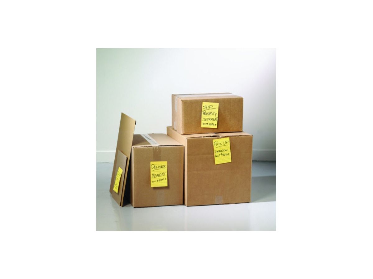 POST-IT Bloc Super Sticky 102x152mm 660-S jaune/90 feuilles, lignées (4001895877131)