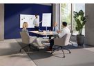 FRANKEN Flipchart X-tra!Line 68x105cm EL-FC20 gris clair trépied (4016946199421)