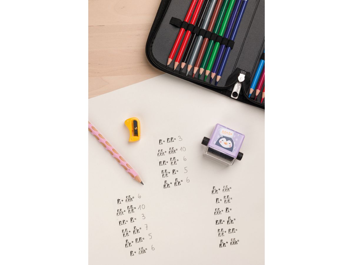 LITTLE DOTS Rally di calcolo timbro rullo 160ROLLSTEMP Addizione calculare, Simboli (9010835137032)