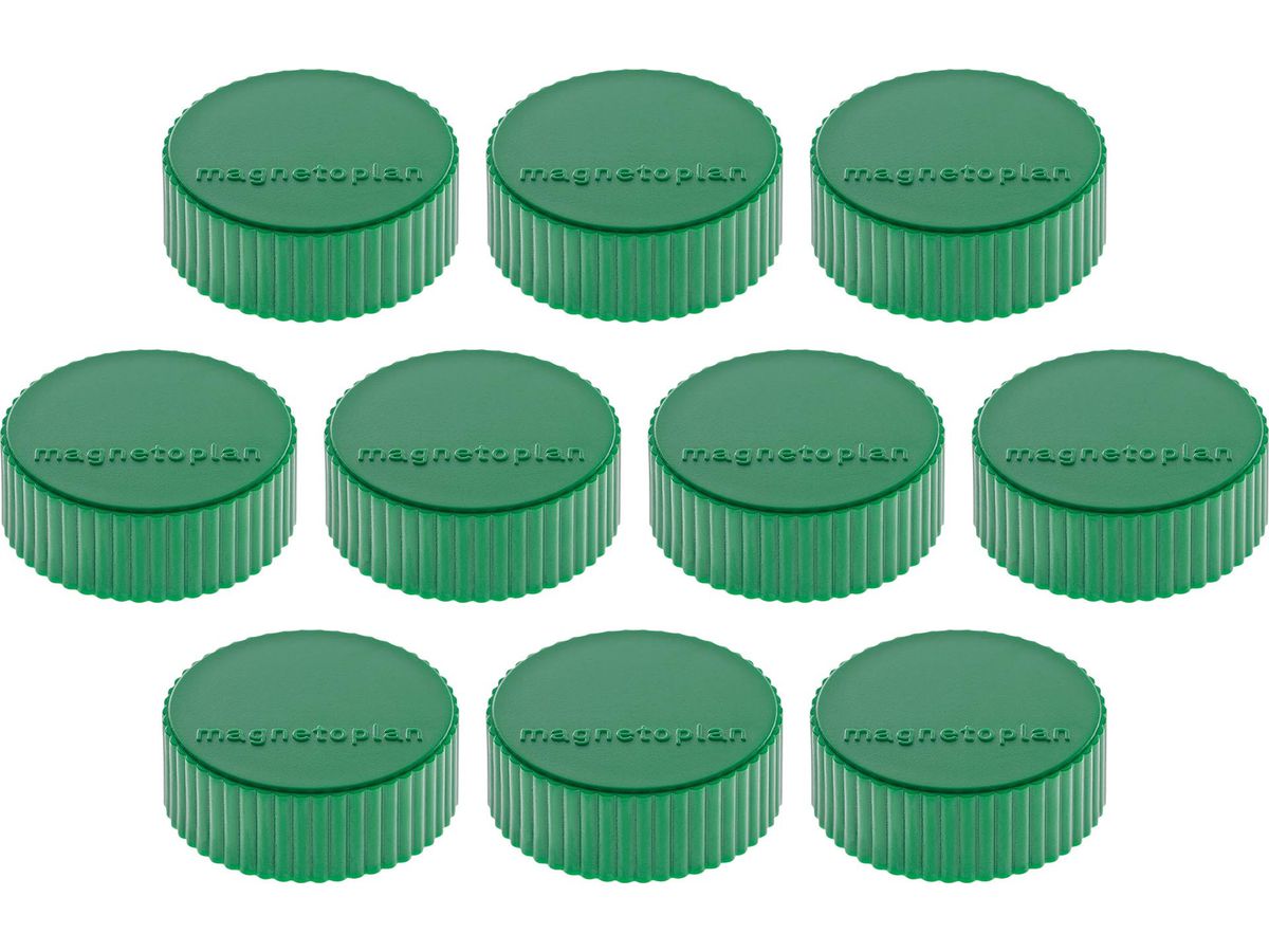 MAGNETOPLAN Supp. Calamita Discofix Magnum 1660005 verde, ca. 2 kg 10 pezzi (4013695010779)