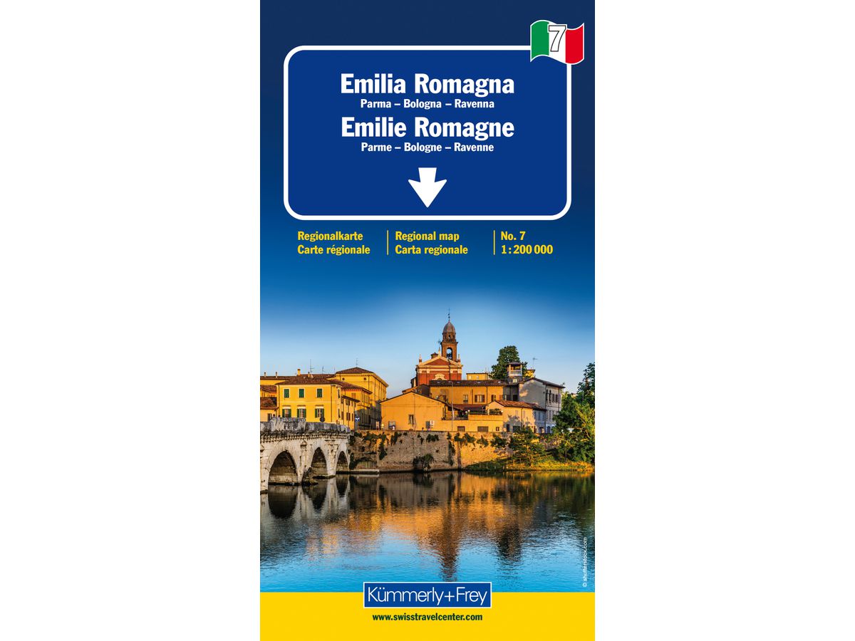 KÜMMERLY+FREY Carte routière 3-259-01497- Emilia Romagna 1:200'000 (9783259014776)