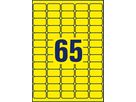 AVERY ZWECKFORM Etiquettes 38,1x21,2mm L7651Y-25 jaune 1625 pcs. (4004182608395)