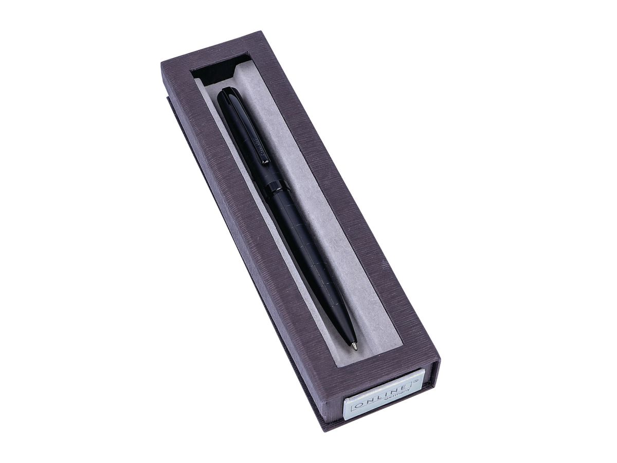 ONLINE Stylo à bille Eleganza 34567 Black Style, Slimsy Box (4014421345677)