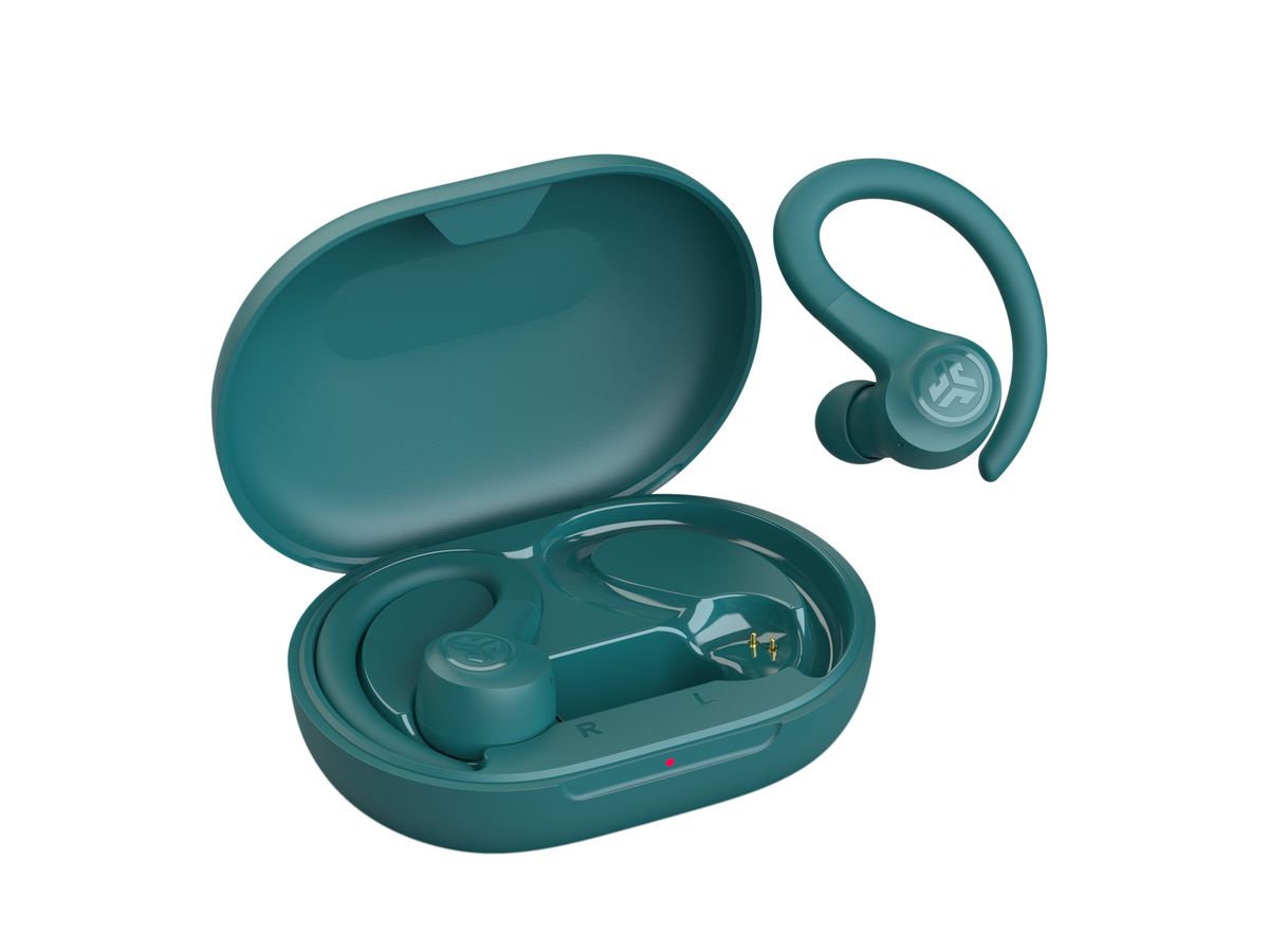 JLAB Go Sport+ Earbuds IEUEBGAIRSPRTRTEL124 True Wireless, Teal (0812887019705)