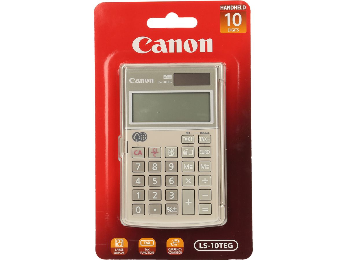CANON Calculatrice CA-LS10TE 10 chiffres (4960999789361)