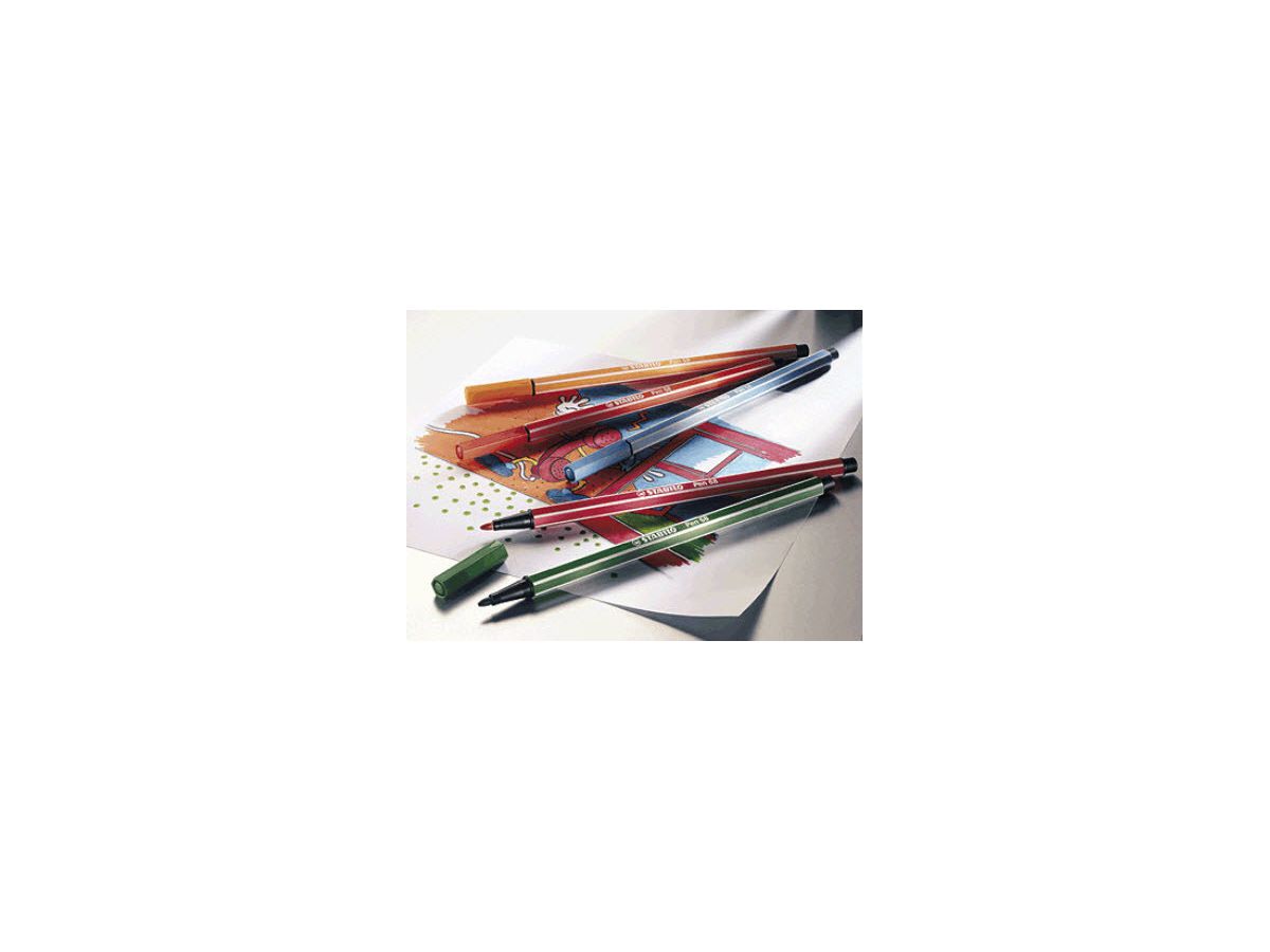 STABILO Stylo Fibre Pen 68 1mm 6830-6 30 couleurs (4006381327237)