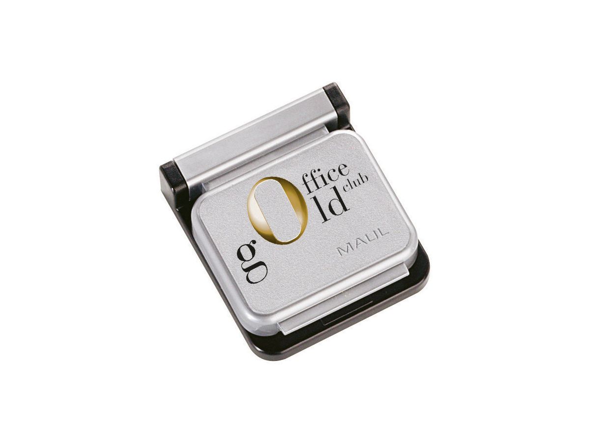 MAUL Aimantclip S 3,6x4cm 1.62 argent (4002390022705)