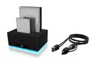 ICY BOX Docking- & Clonestation IB-127CL-U3 2 Bay Single Modus (4250078171591)