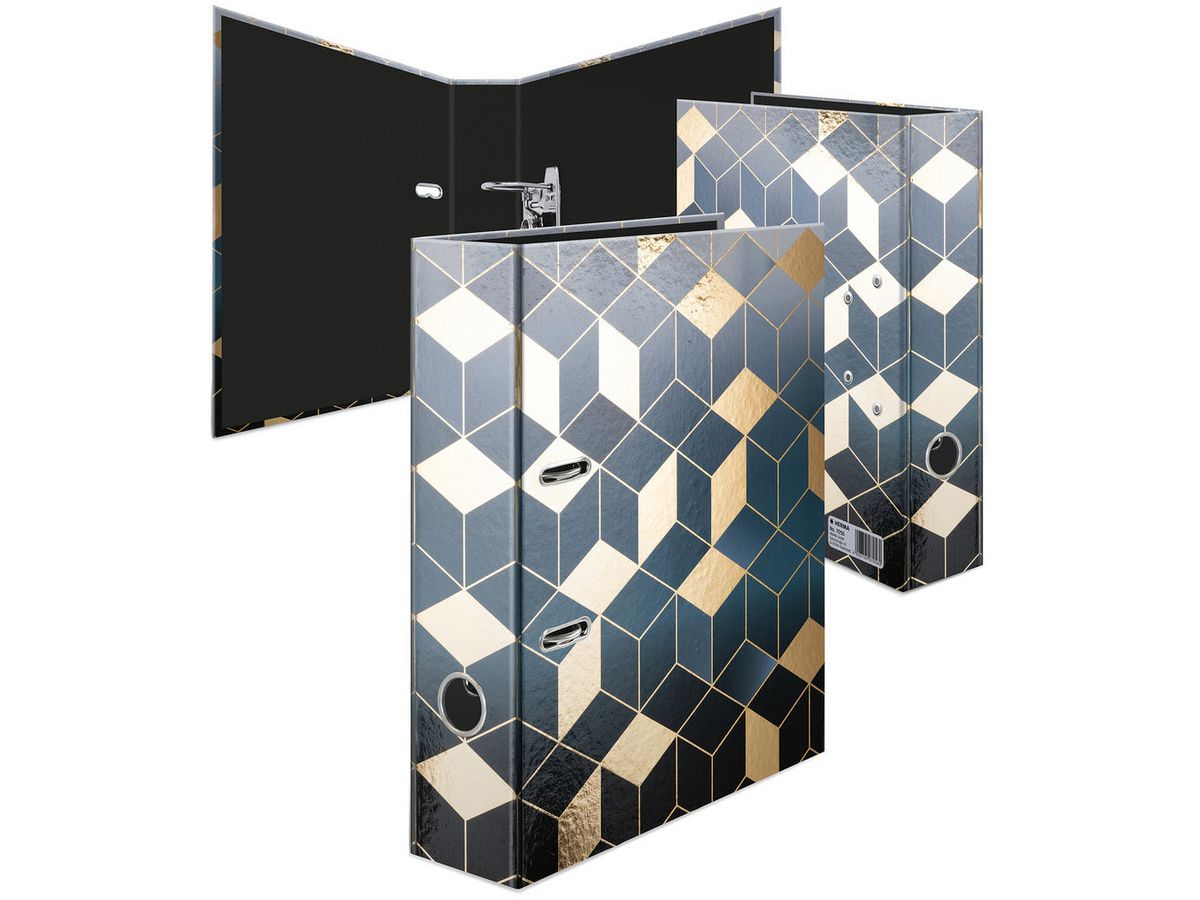 HERMA Motiv-Ordner 7cm 7056 Cubes A4 (4008705070560)