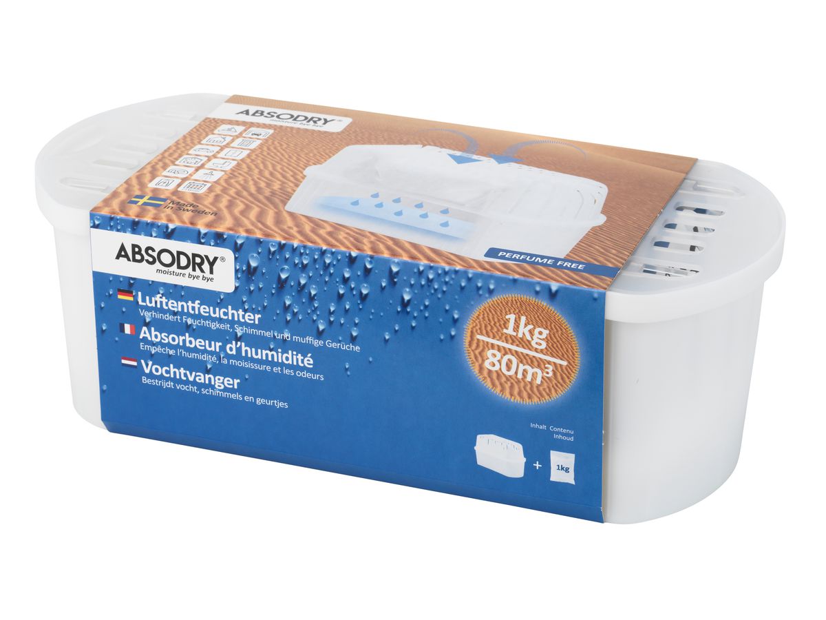 ABSODRY Luftentf. Mini Compact 1000g 456.530422.00 transparent (7350009530422)