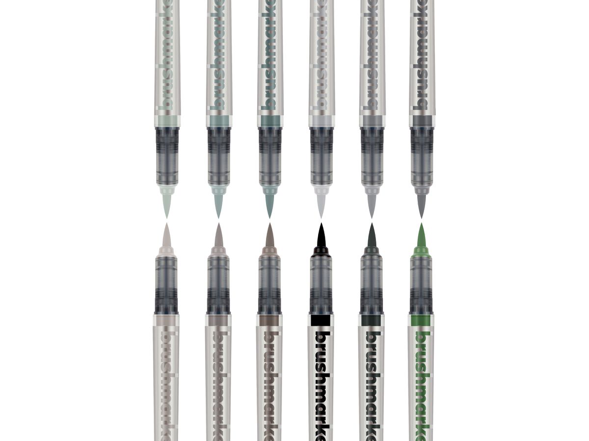 KARIN Brush Marker PRO 27C6 Grey colours 12 Stück (5904446025656)