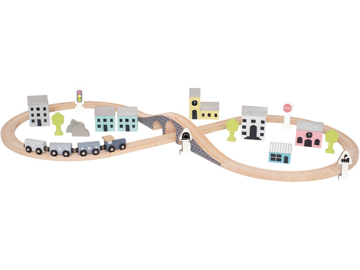 JABADABADO Train set W7116 colored 23x23x25cm (7332599071165)