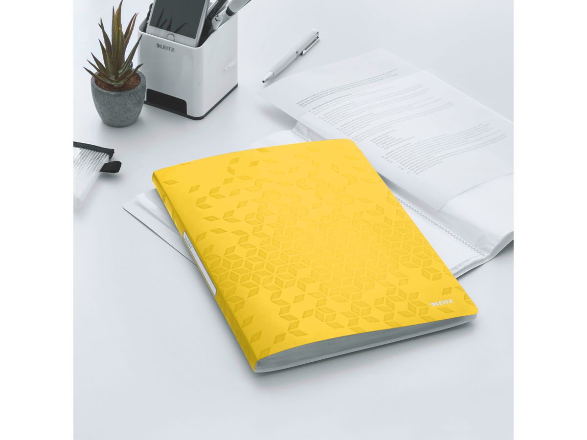 LEITZ Sichtbuch WOW PP A4 4632-00-16 gelb 40 Taschen (4002432121205)