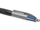 BIC Penna a sfera 4 Colours 0.4mm 8922931 con clip, GRIP PRO (3086123372382)