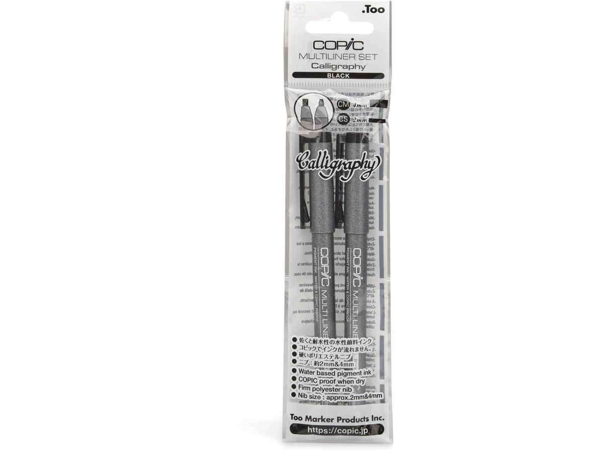 COPIC Multiliner 2207519 Calligraphy Set, 2 pz. (4511338055175)