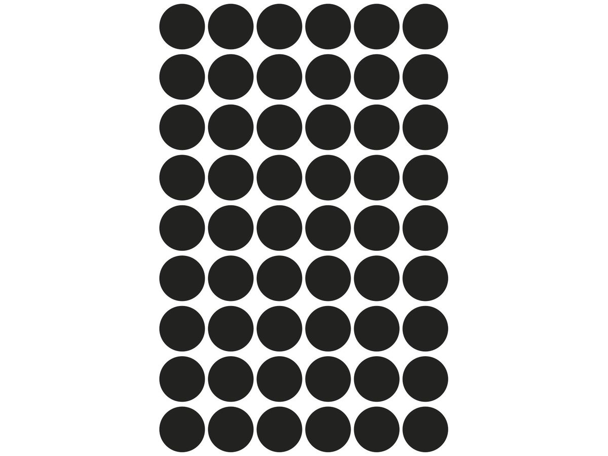 AVERY ZWECKFORM Marcatori 12mm 3140 nero 270 pz. (4004182031407)