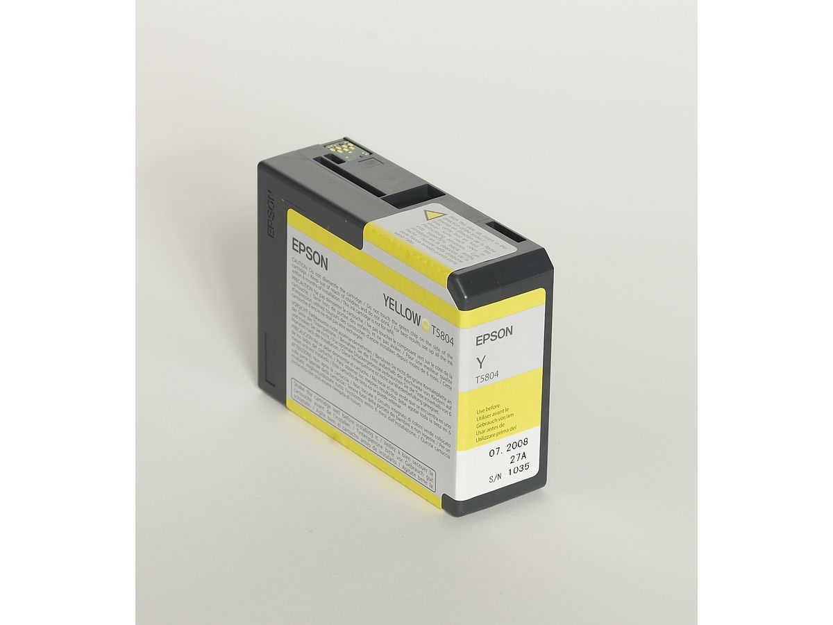 EPSON Tintenpatrone yellow T580400 Stylus Pro 3800 80ml (0010343858800)