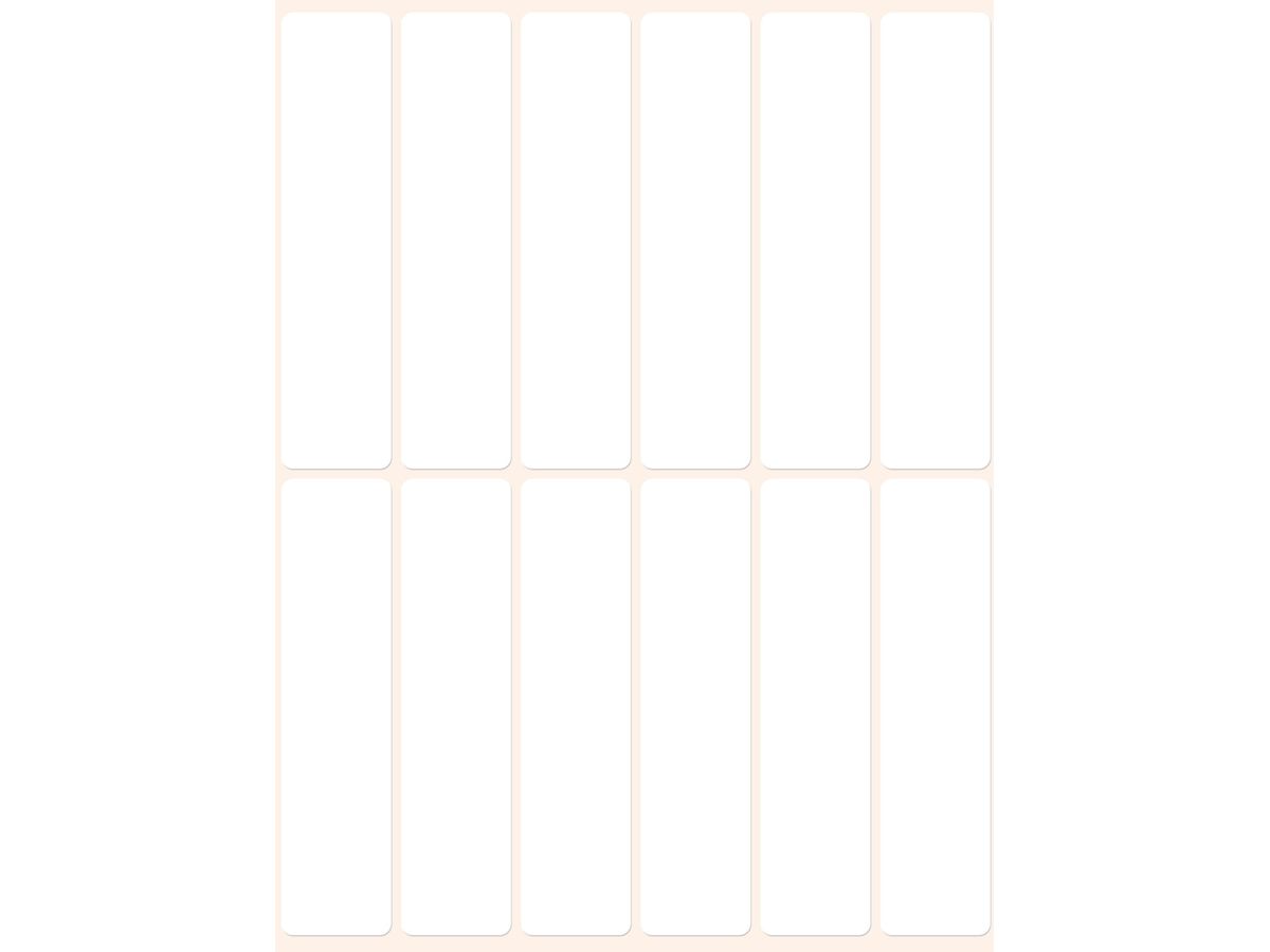 AVERY ZWECKFORM Étiquettes univers. 76x19mm 3328 blanc 324pcs./27fl. (4004182033289)