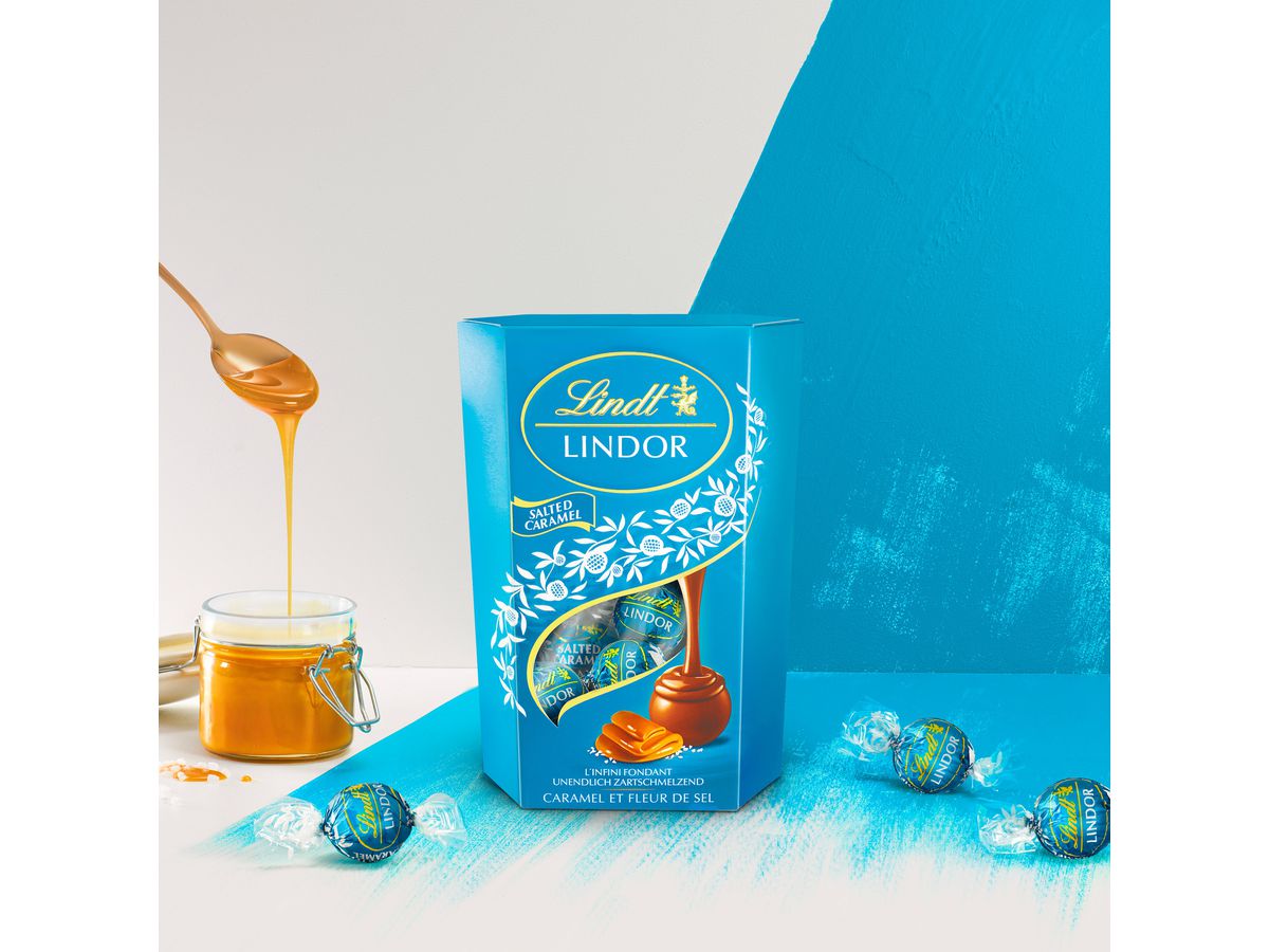 LINDT Lindor Palloni 659916 Salted Caramel Latte 200g (8003340099163)