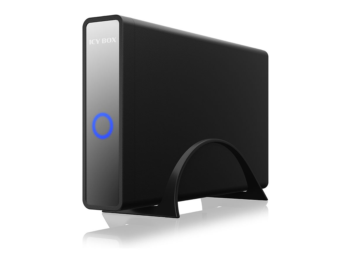 ICY BOX Ext. Gehäuse 2,5'' o. 3,5'' IB-382H-C31 USB 3.2 G2 integrierter Hub (4250078170556)