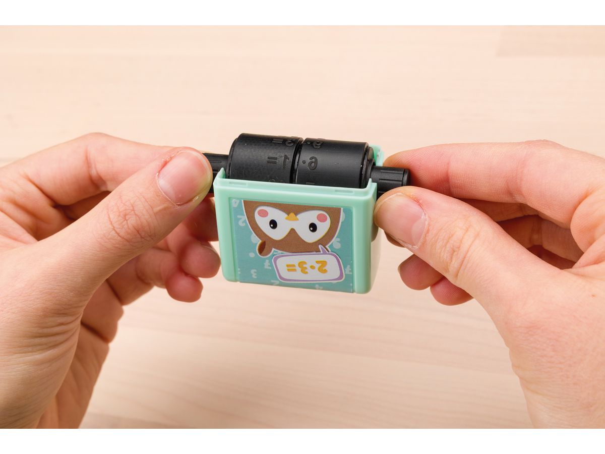 LITTLE DOTS Rally di calcolo timbro rullo 160ROLLSTEMP Meno calcolare, Numeri (9010835137124)