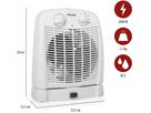 TRISTAR Radiateur soufflant 2000W KA-5059 blanc (8713016089496)