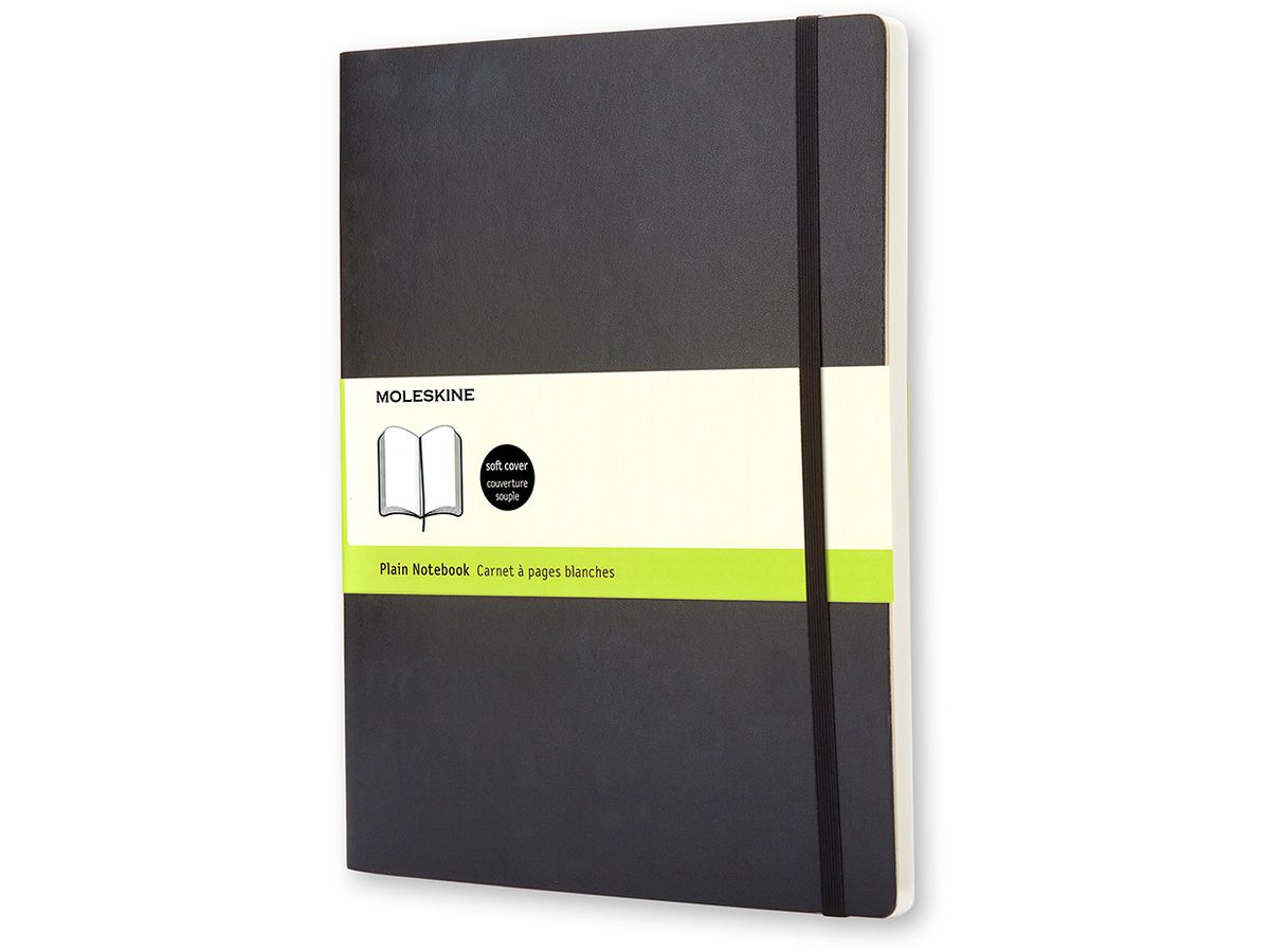 MOLESKINE Carnet Soft XL 726-1 en blanc noir (9788883707261)