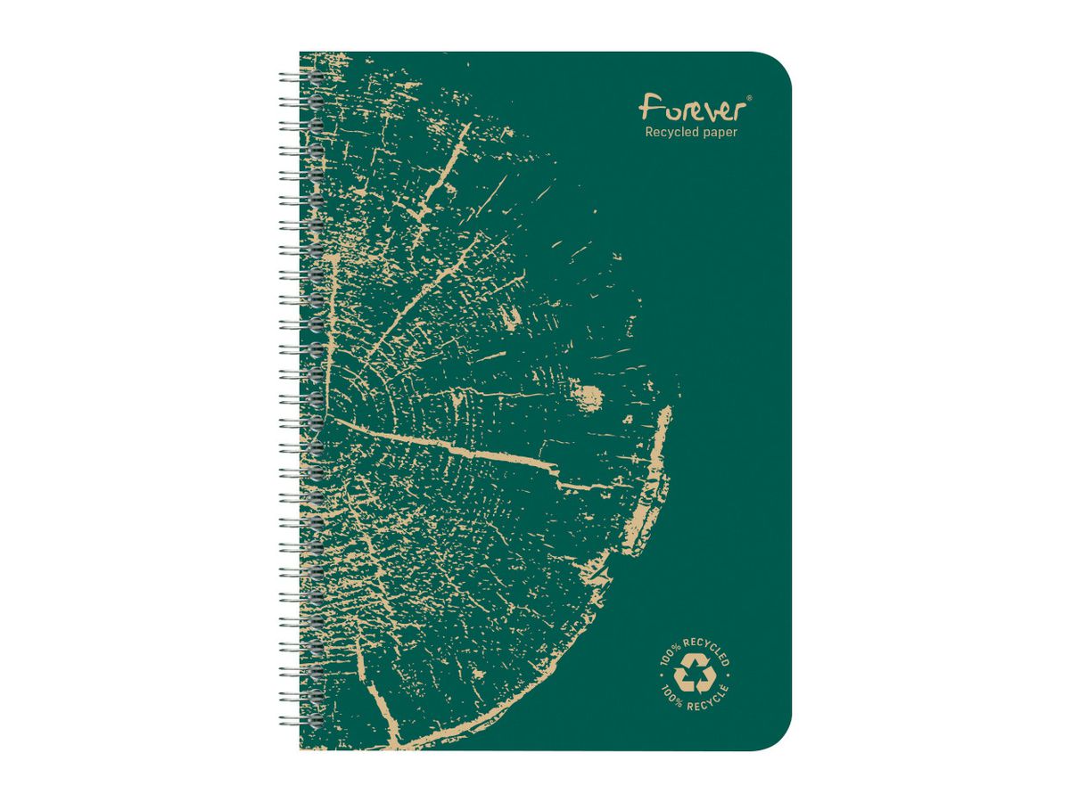 CLAIREFONTAINE Taccuino spirale FOREVER A5 68412C a scacchi, assortiti 60 f. (3210330684123)