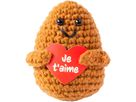 I AM CREATIVE Positive Potato Je t'aime 8cm 1000-1461 marrone (7611983263578)