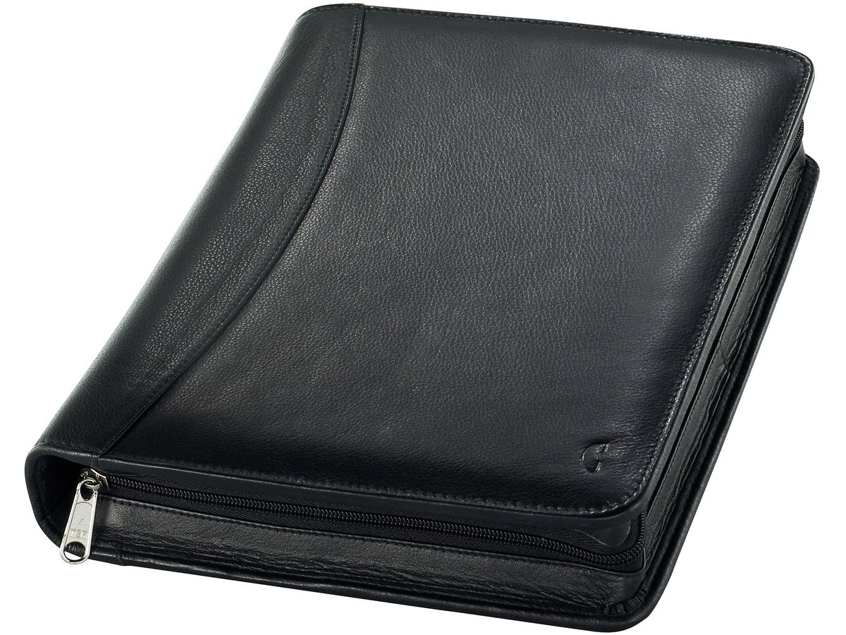 CHRONOPLAN Mobil Compact 50173Z.26 cuir de vache pleine noir A5 (4004182501733)