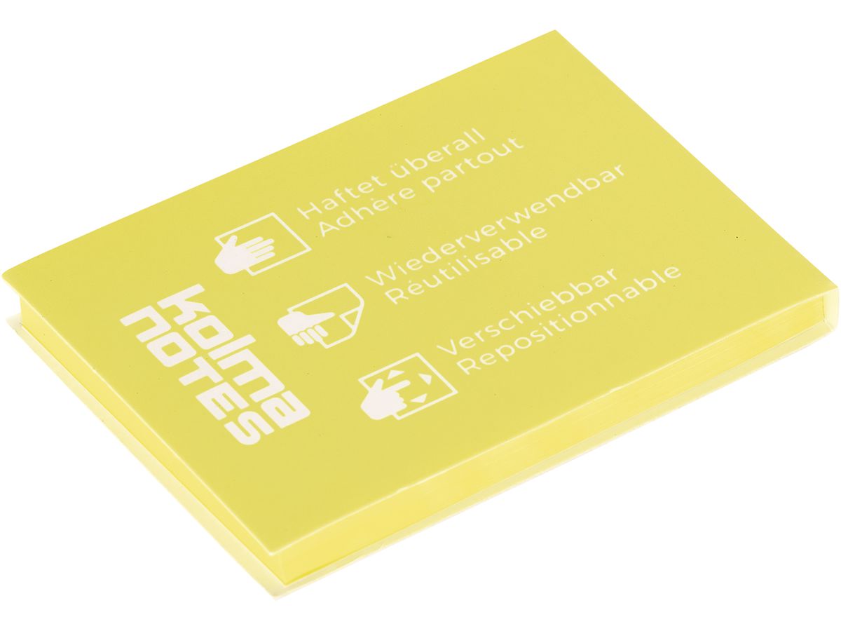 KOLMA kolma NOTES A8 13.008.11 1x100 fogli giallo (7611967130261)