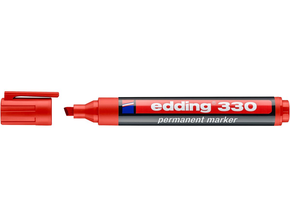 EDDING Permanent Marker 330 1-5mm 330-002 rosso (4004764390809)