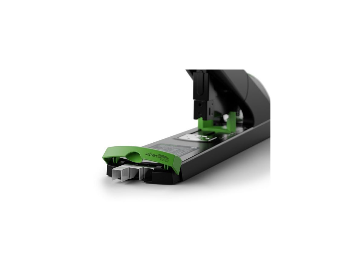 NOVUS Agrafeuse B50 re+new B50 023-0065 noir/vert, 140 feuilles (4009729077986)